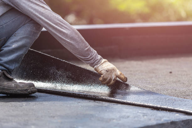 Professional Emergency Waterproofing technician working in Highland Park, NJ